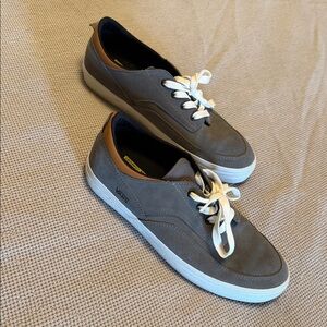 Vans Men's Gray and Brown Sneakers